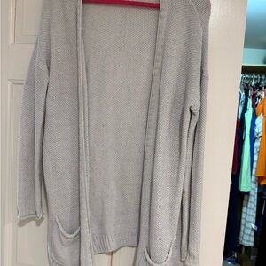 Joie blue/grey slouching cardigan